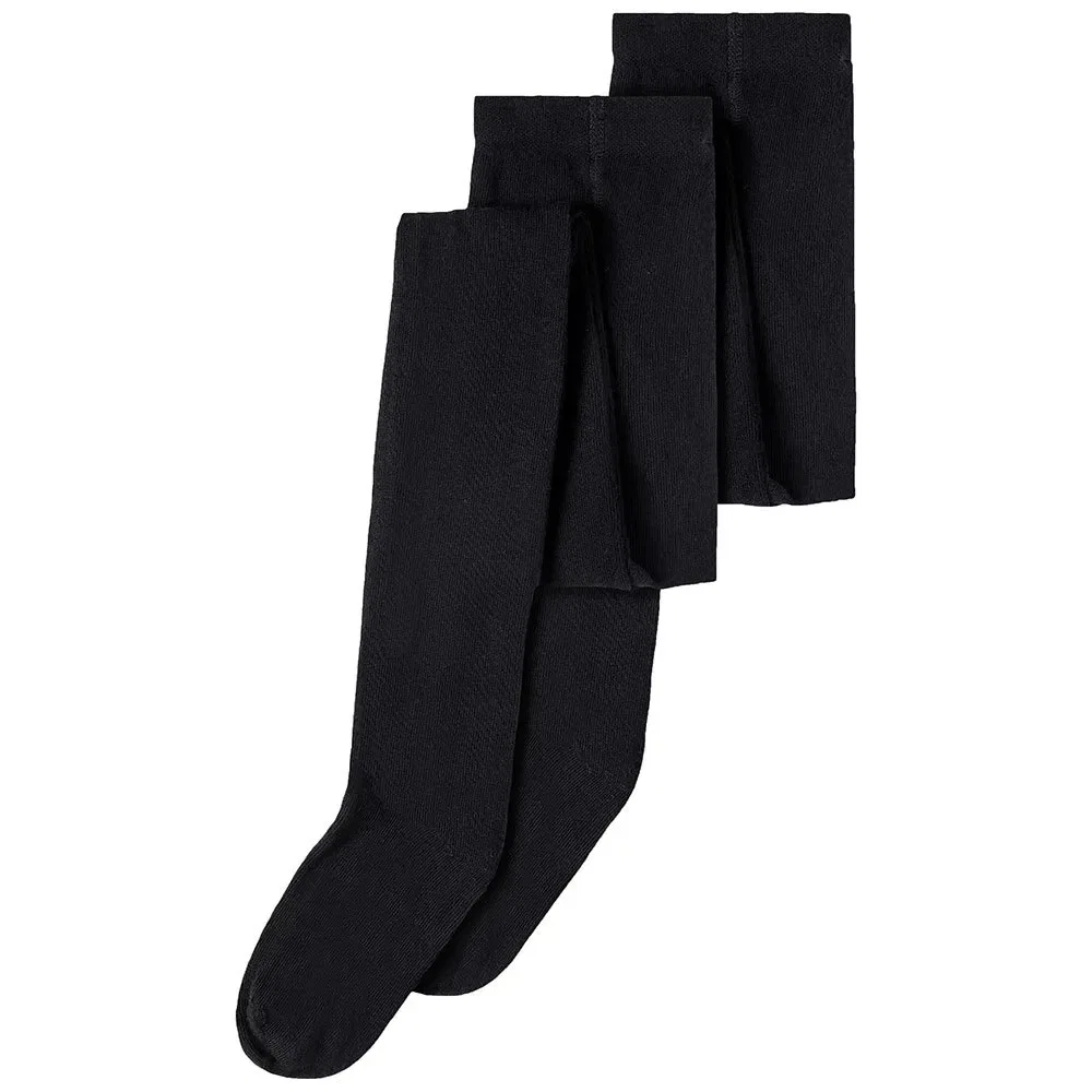 Детские колготки для девочек хлопковые Name it Pantyhose socks 2 pairs, Black