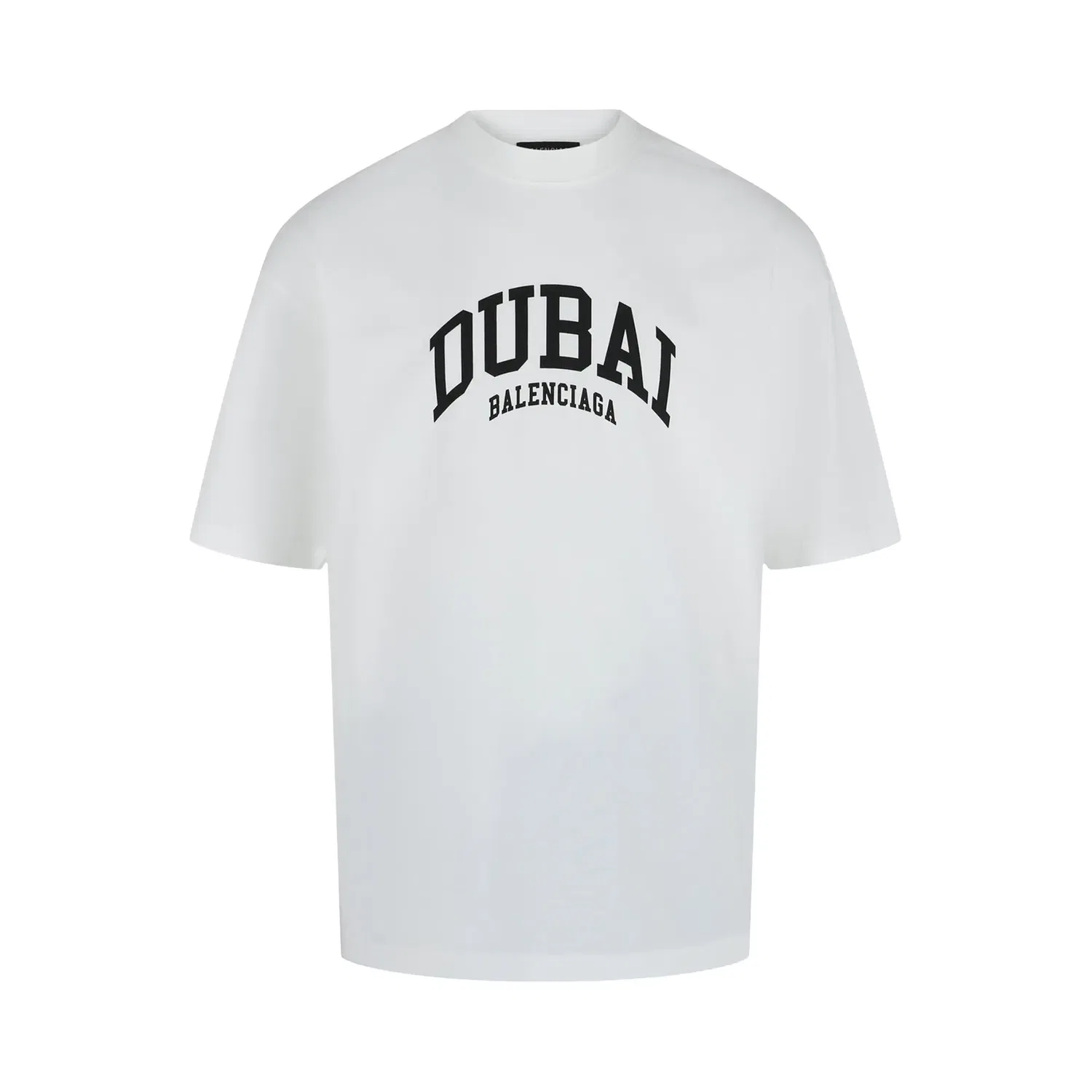 Футболка Balenciaga Medium-Fit из серии Dubai Cities, белый