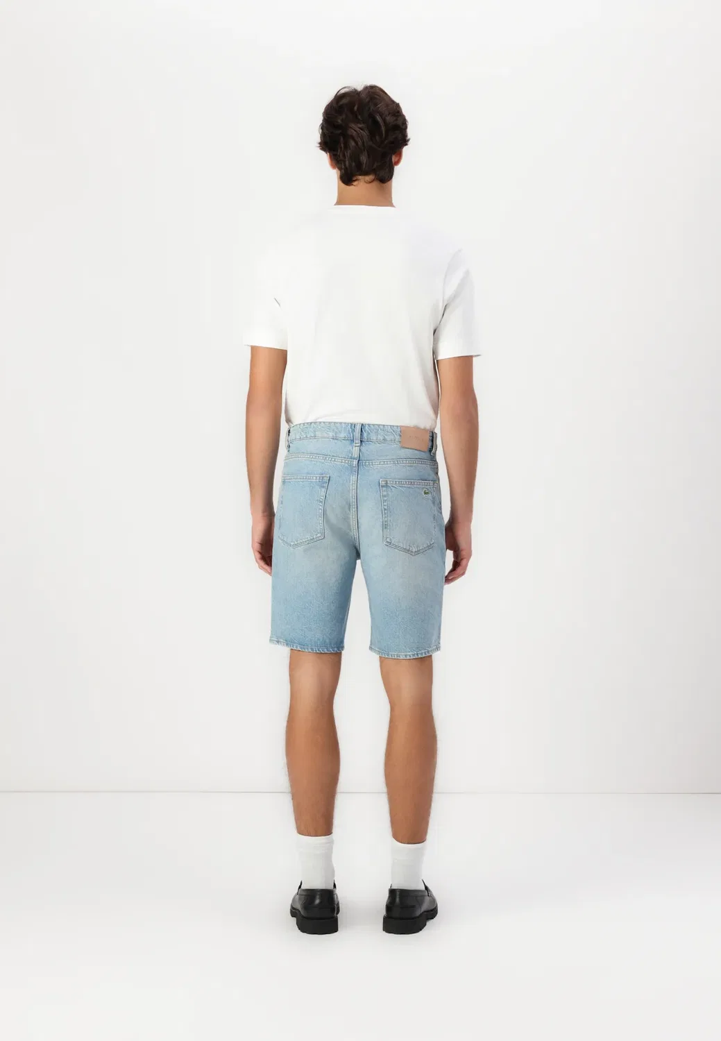 Джинсовые шорты Lacoste, Washed Bleach — фото 3