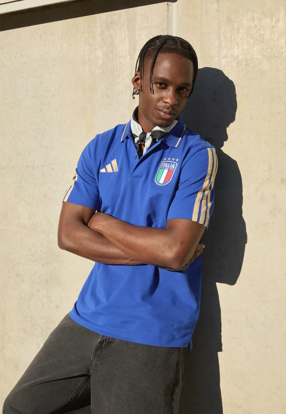 Figc italy dna - форма национальной сборной Adidas Performance, Bold Blue