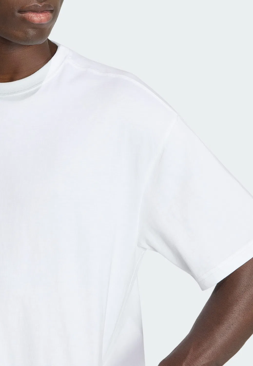 Футболка Adidas Originals Питер Мур белого цвета — фото 4