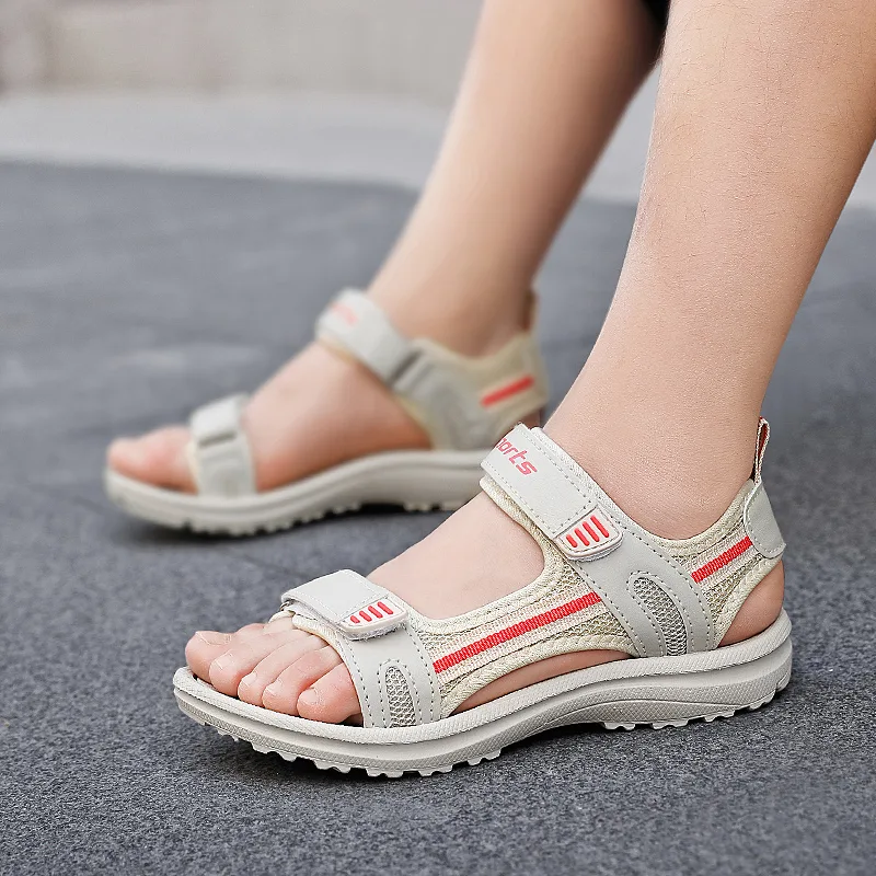 Детские сандалии с противоскользящей и износостойкой подошвой SHIBU, 1520-2NN Watermelon Red — фото 4
