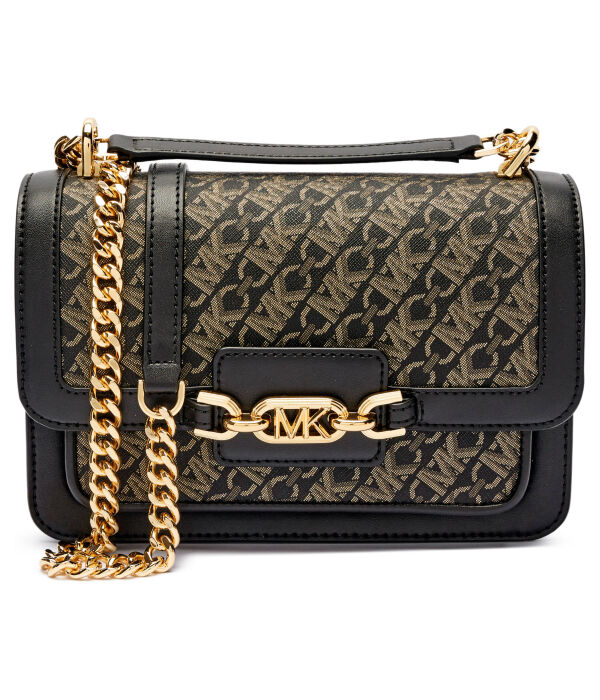 

Сумка женская Michael Kors через плечо с монограммой логотипа, черный