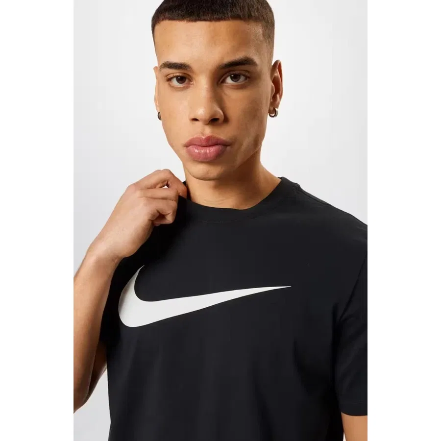 Футболка с коротким рукавом Sportswear Clup Swoosh Nike, Черный — фото 2