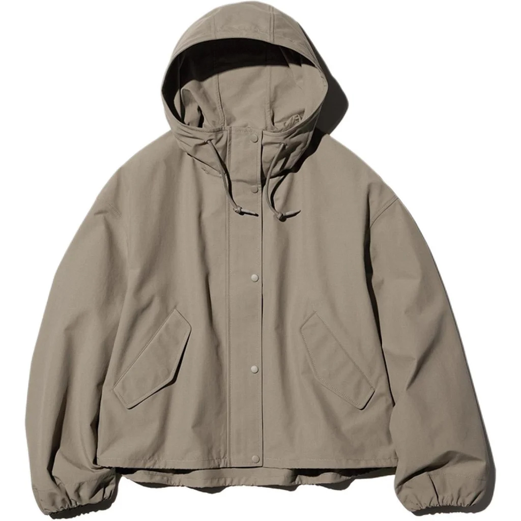 

Короткая парка Uniqlo женская, 33 хаки