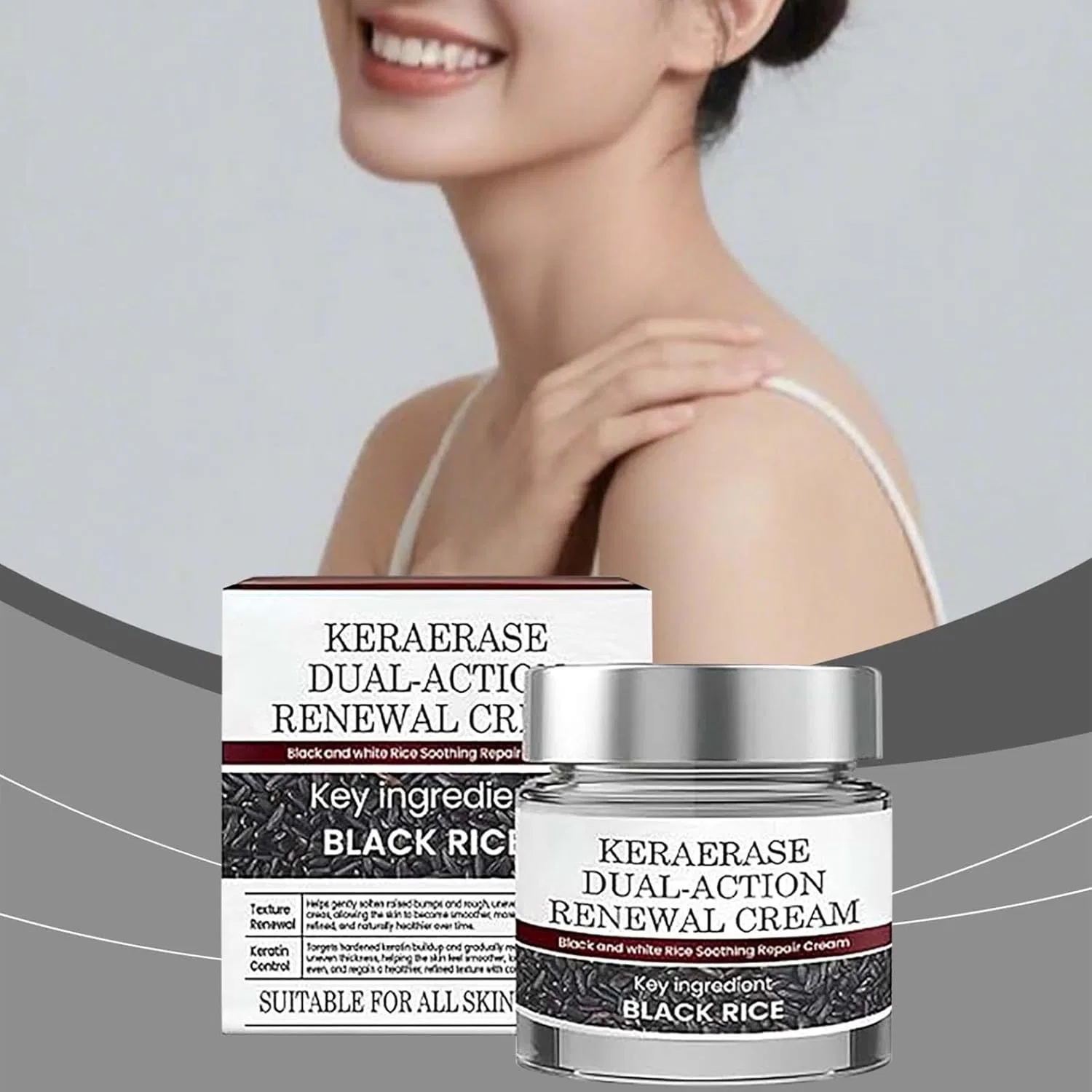 Крем для лица восстанавливающий KeraErase Dual Action Renewal Cream Yuxtth, 50 г — фото 2