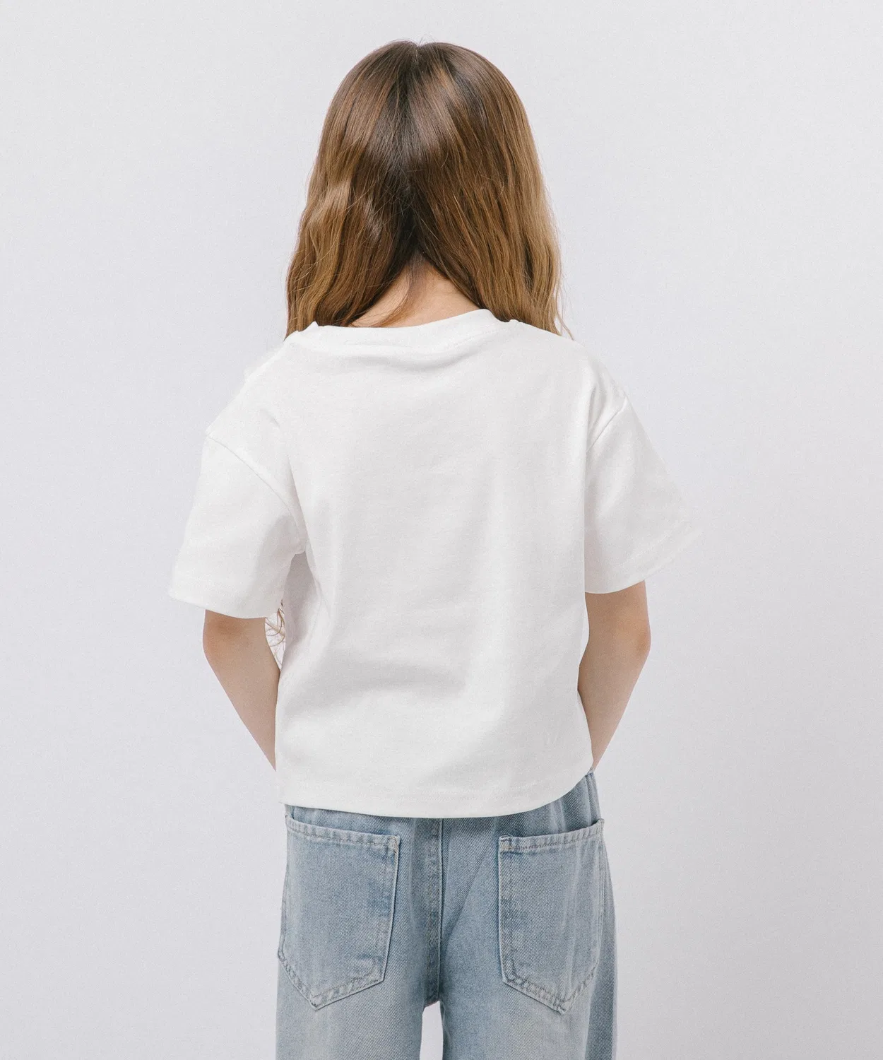 Детская футболка с асимметричным тюлевым воланами URBAN CHERRY, Blue — фото 4