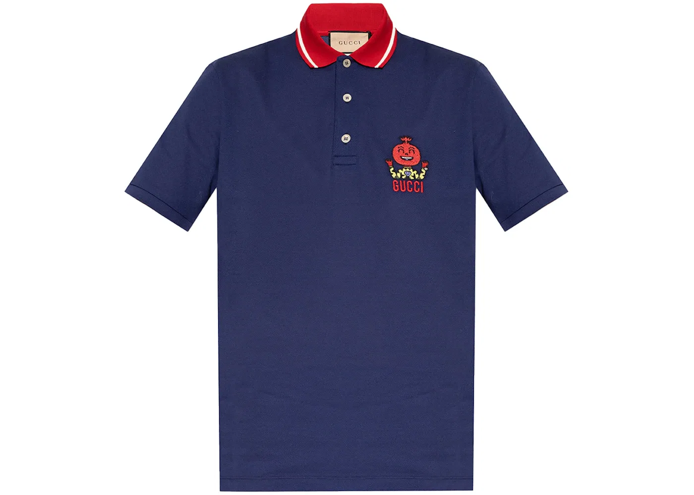 Мужское поло Gucci Pablo Delcielo Logo Polo, Navy