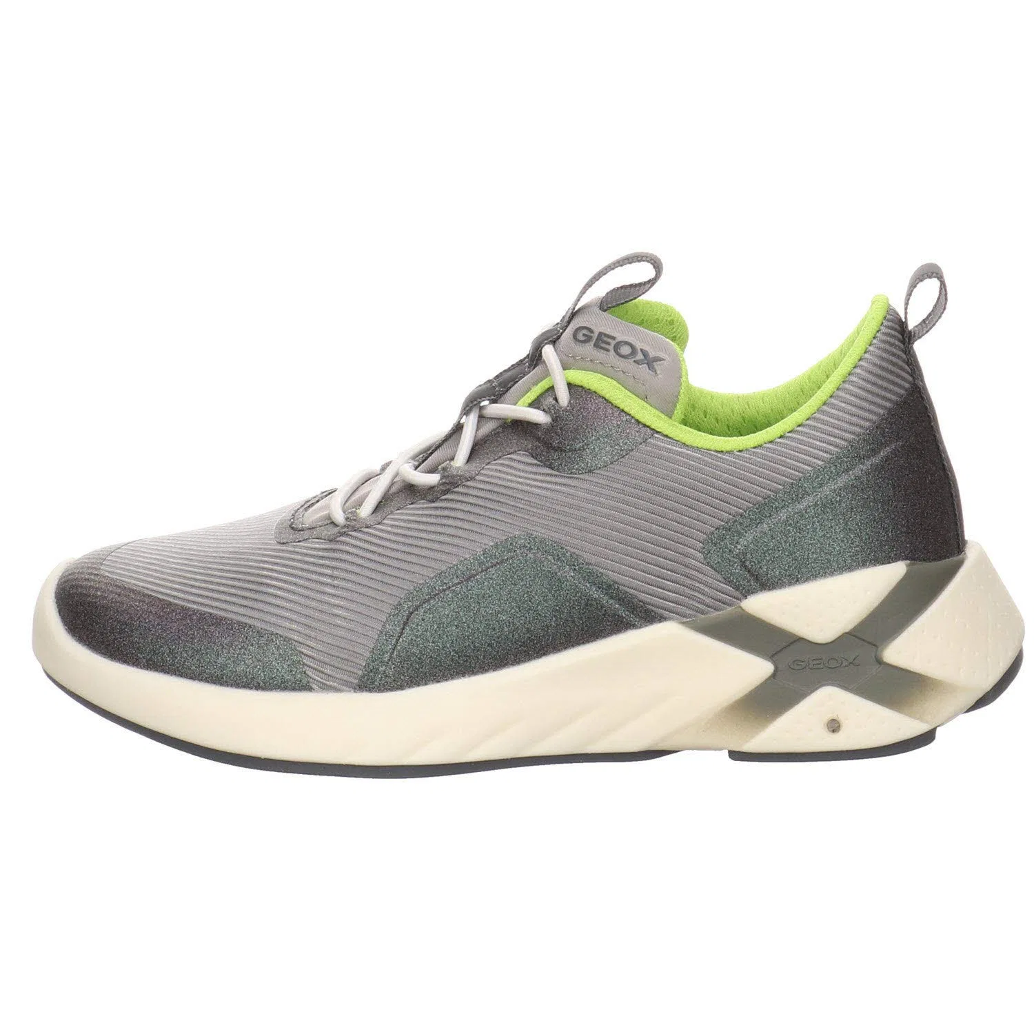 Детские кроссовки для мальчиков технологичные J Playkix Boy A Geox, Grey