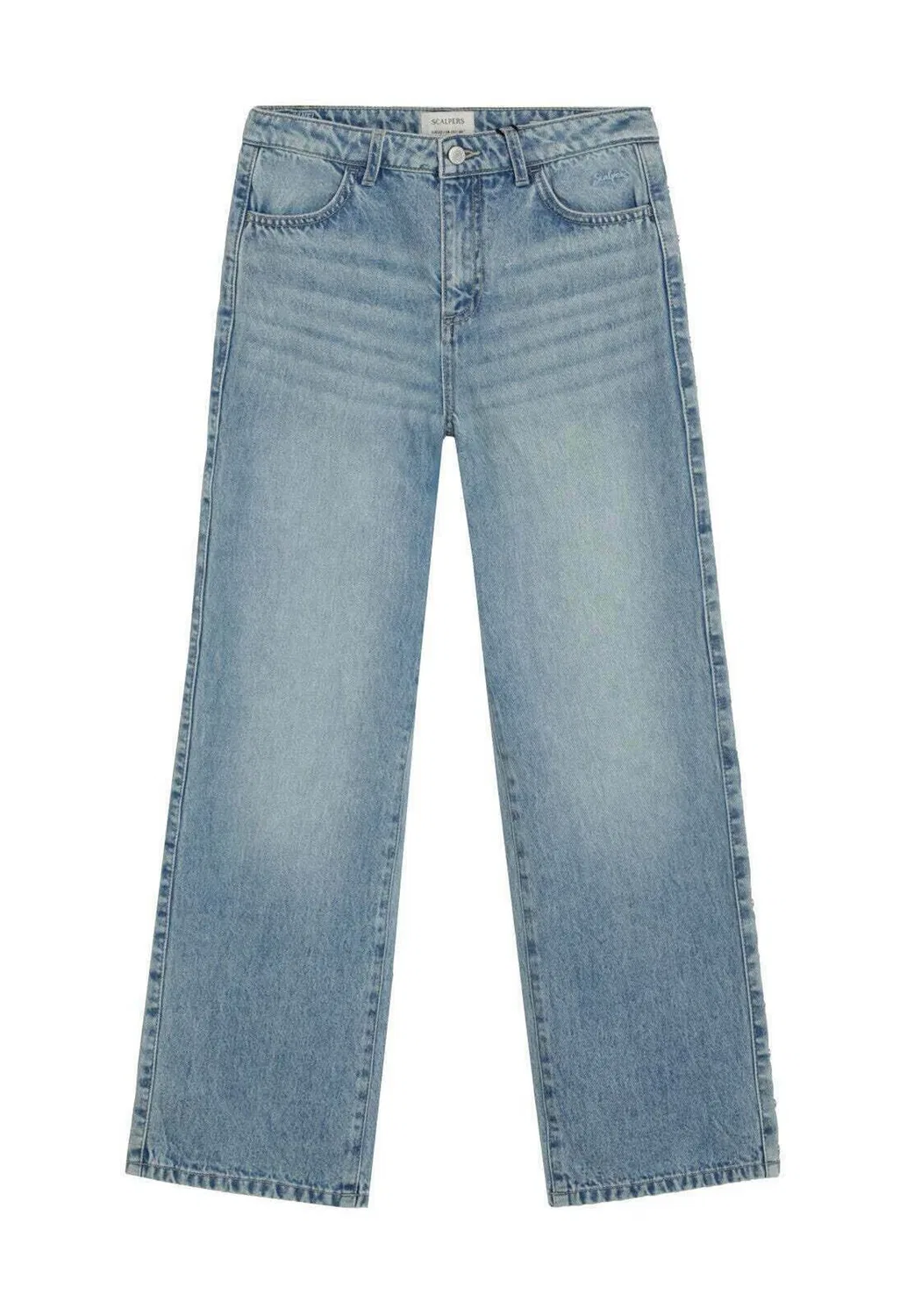 Джинсы Scpanel Studs для девочек - прямые джинсы Scalpers, Denim