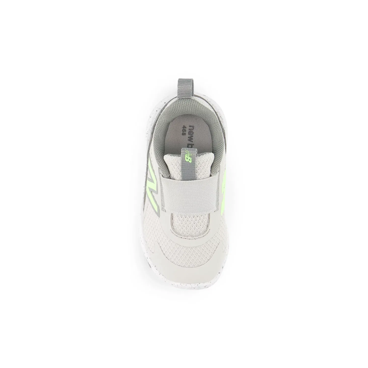 Детские кроссовки без шнуровки с дышащей сеткой 468 Slip On New Balance, Grey Matter With Afterglow And Slate Gray — фото 4