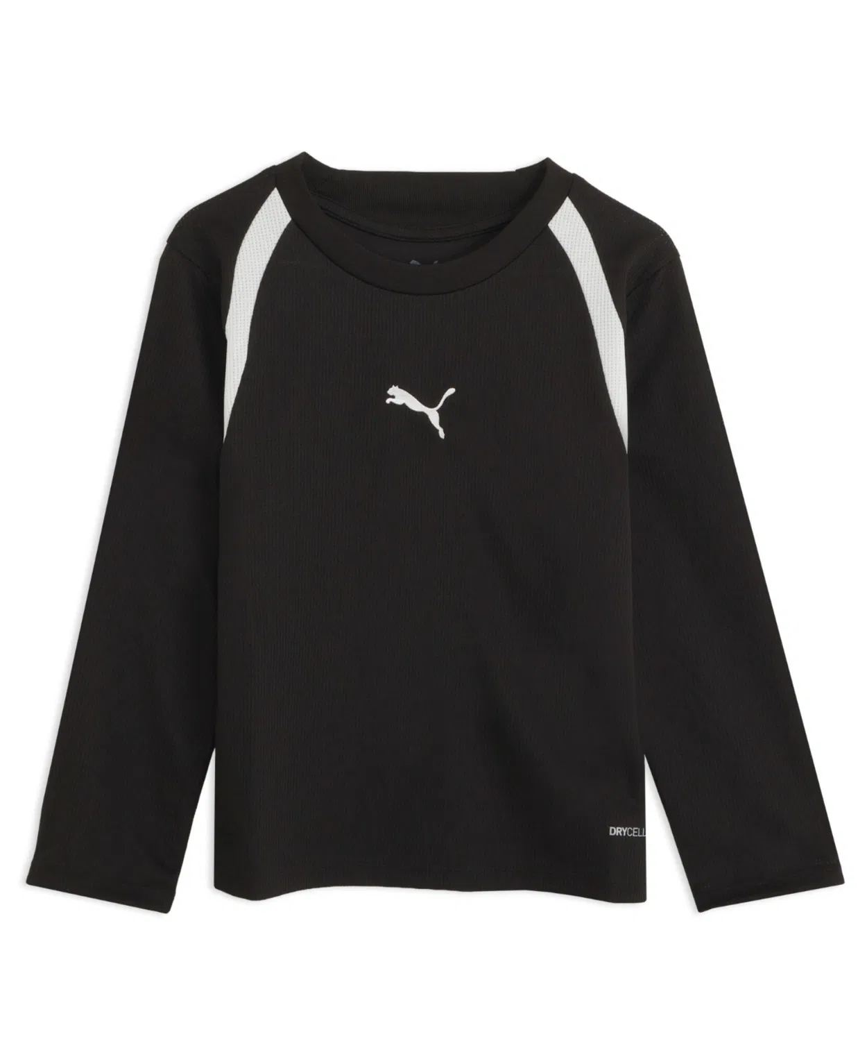Детская футболка с длинным рукавомIndividualfinal PUMA, Black