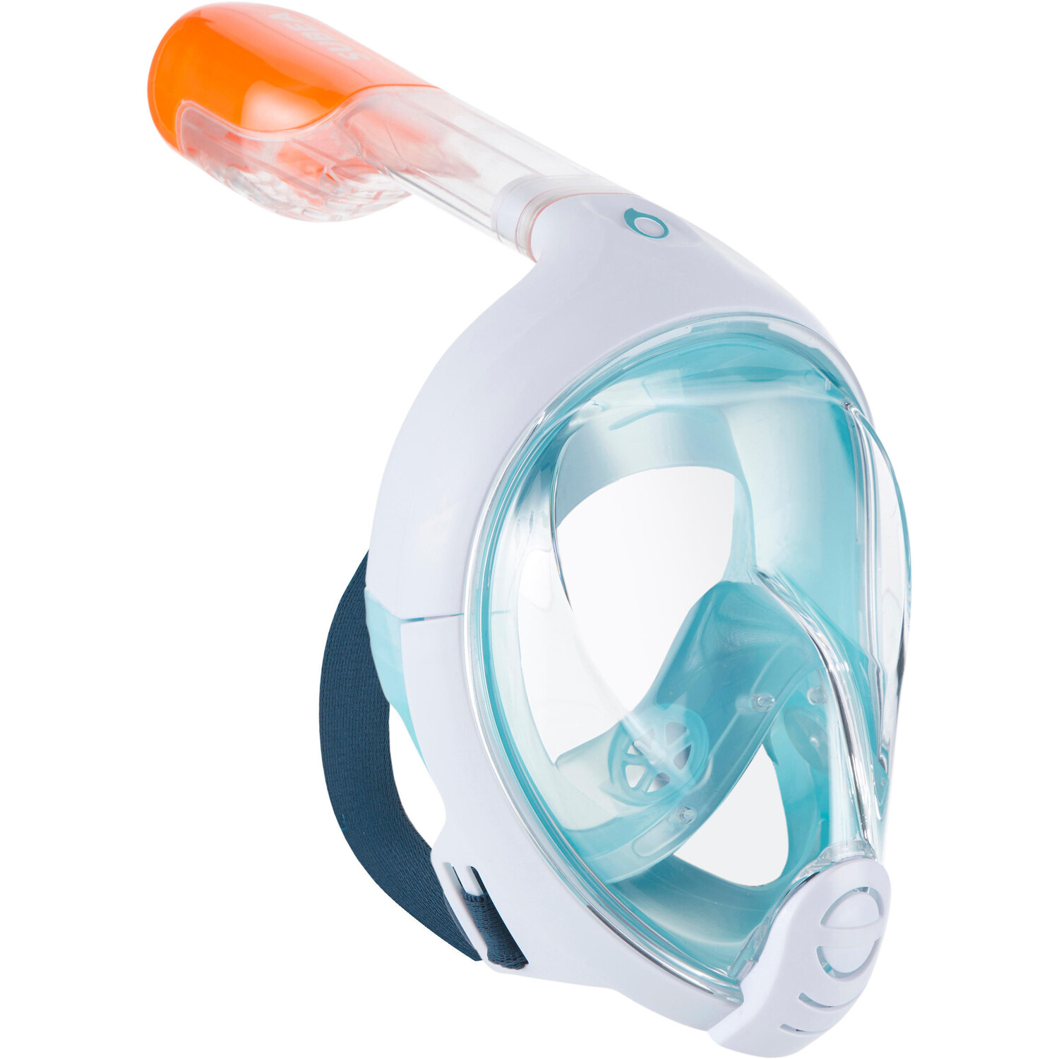 

Маска для снорклинга размер XS для детей 6–10 лет синяя EASYBREATH Subea