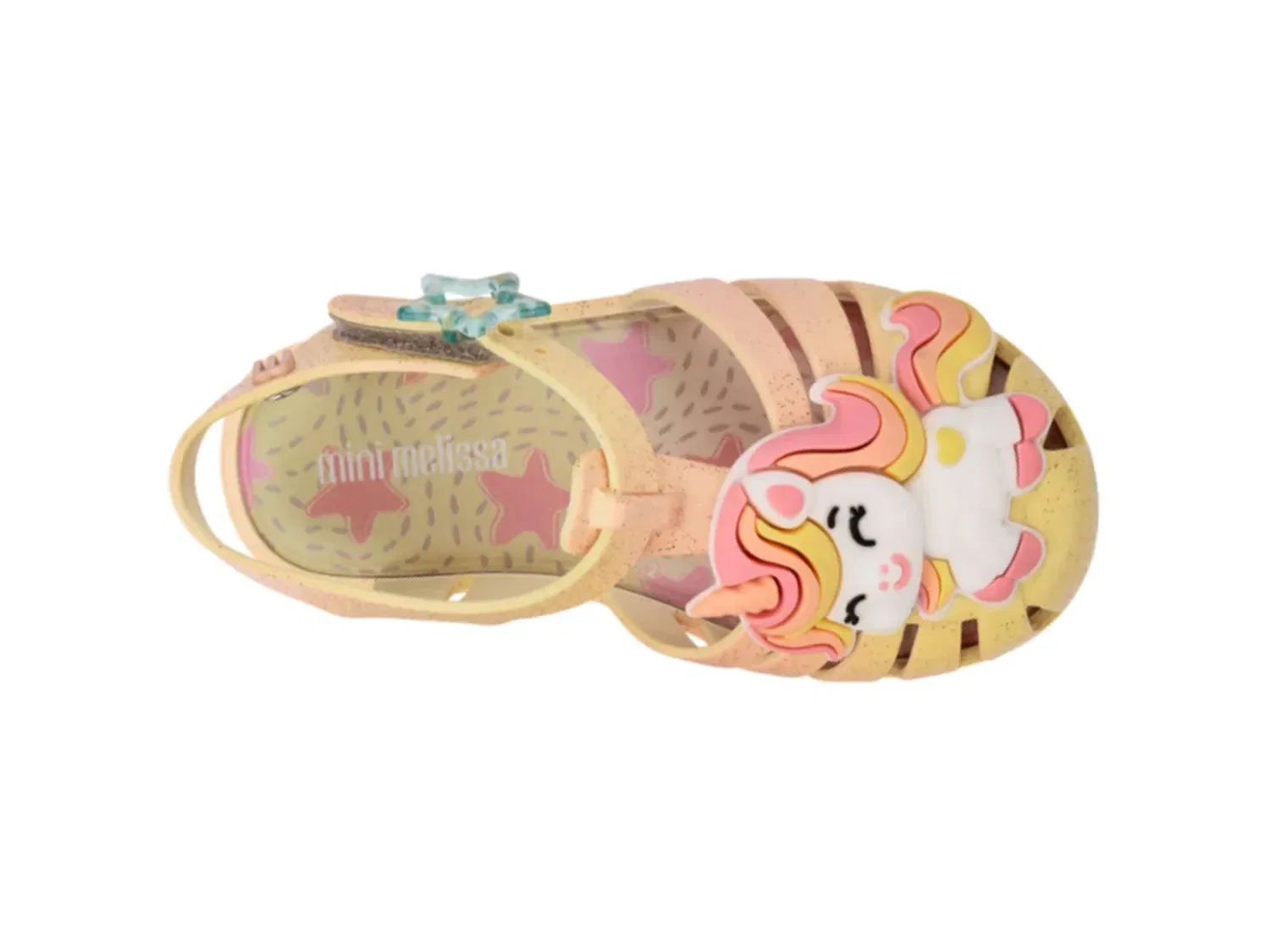 Сандалии Possession Unicorn Jelly Mini Melissa, желтый — фото 4