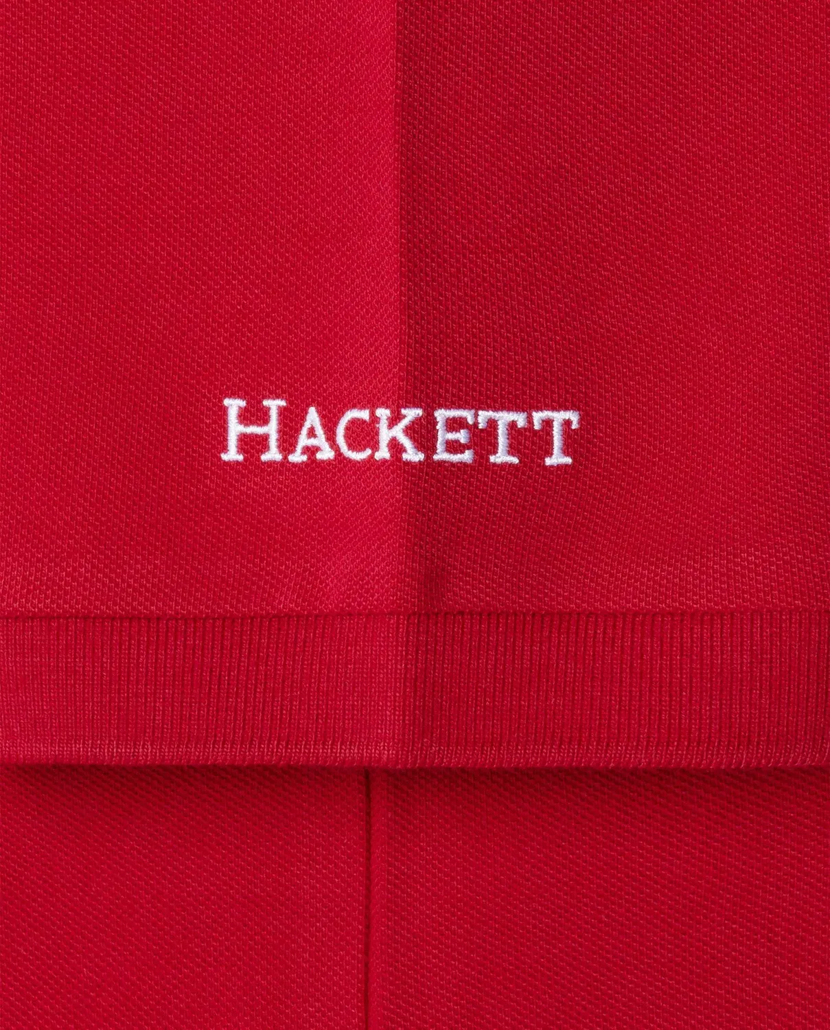 Детское поло для мальчиков с коротким рукавом Polo Heritage Stripe Trim Hackett, Rojo — фото 4