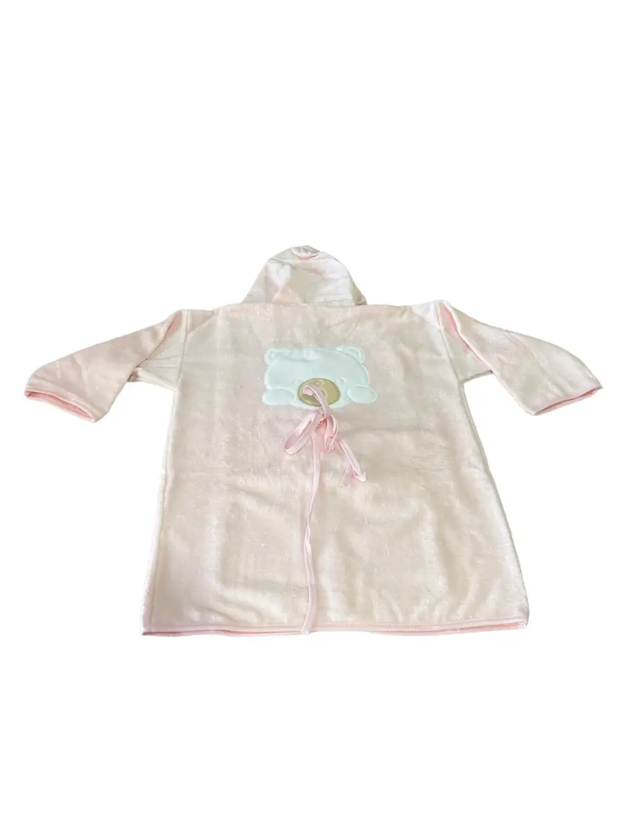 

Халат Almatex Coccole Embroidered Bear Terry, розовый