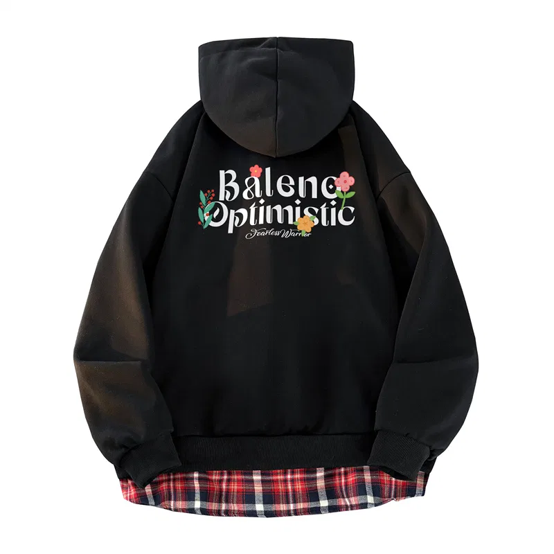 Детское худи на молнии с капюшоном BALENO, Black