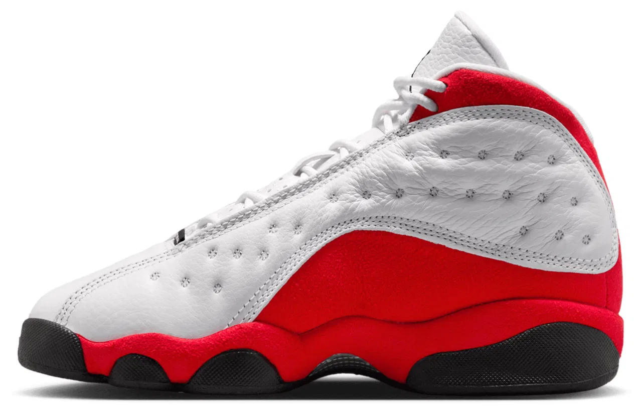 Кроссовки для мальчиков Jordan Retro 13, цвет White/True Red/Black — фото 2