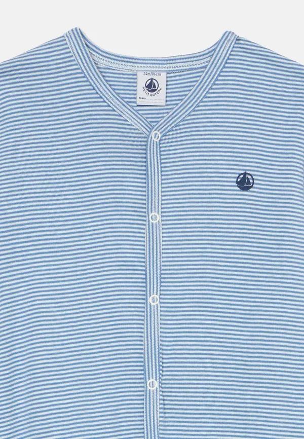 Пижама хлопковая Bebe debout dors bien y cote Petit Bateau, Riviera, Marshmallow — фото 3