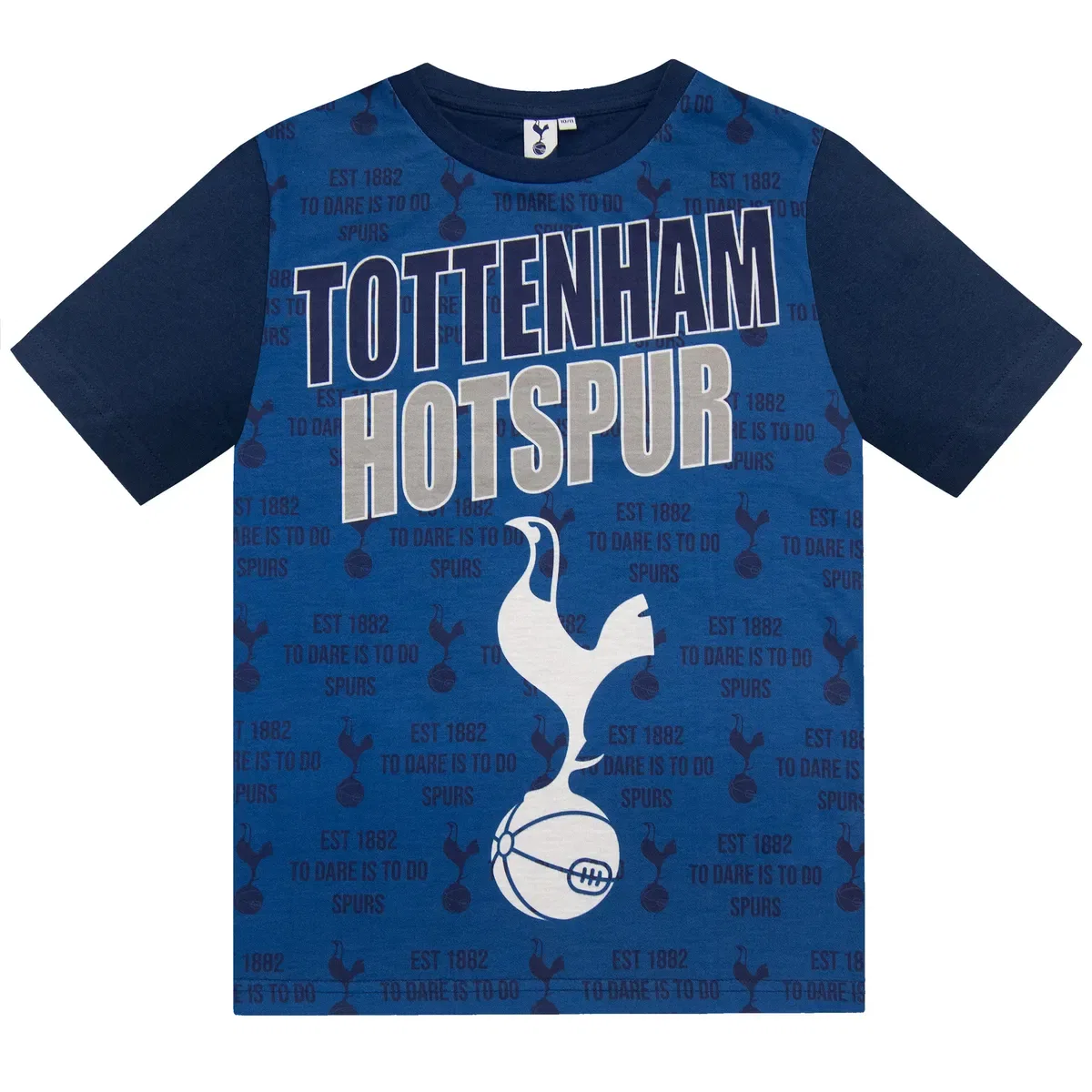 Детский комплект пижамы с коротким рукавом Tottenham Hotspur Fc, Navy — фото 2