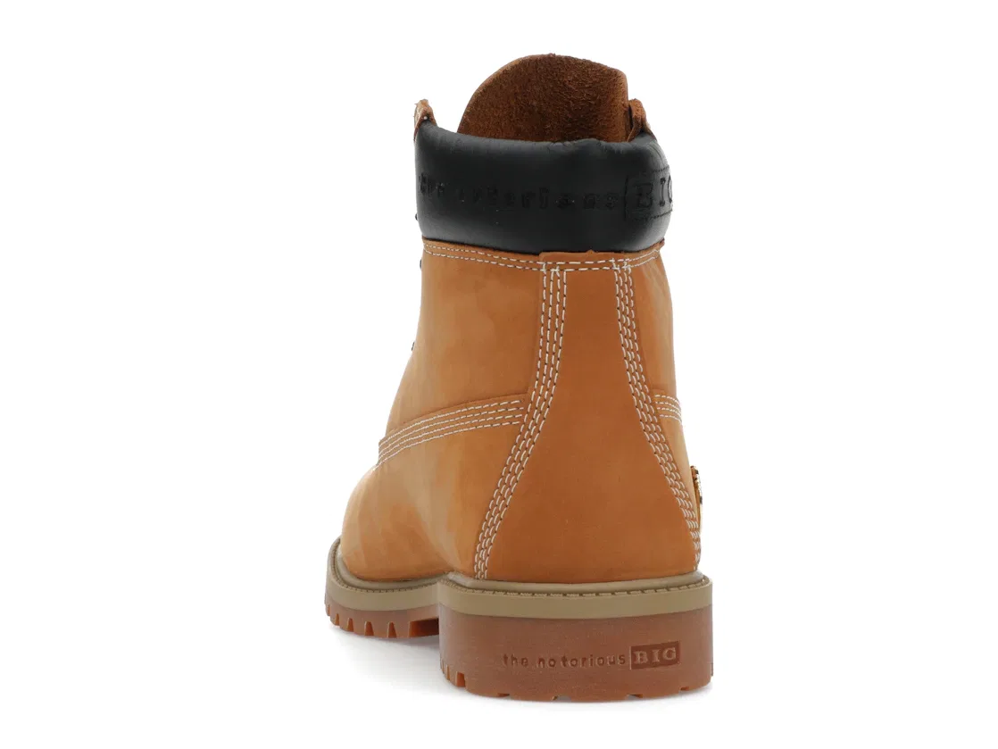 Детские ботинки с высоким голенищем The Notorious B.I.G. Timberland, Wheat/Gold — фото 4