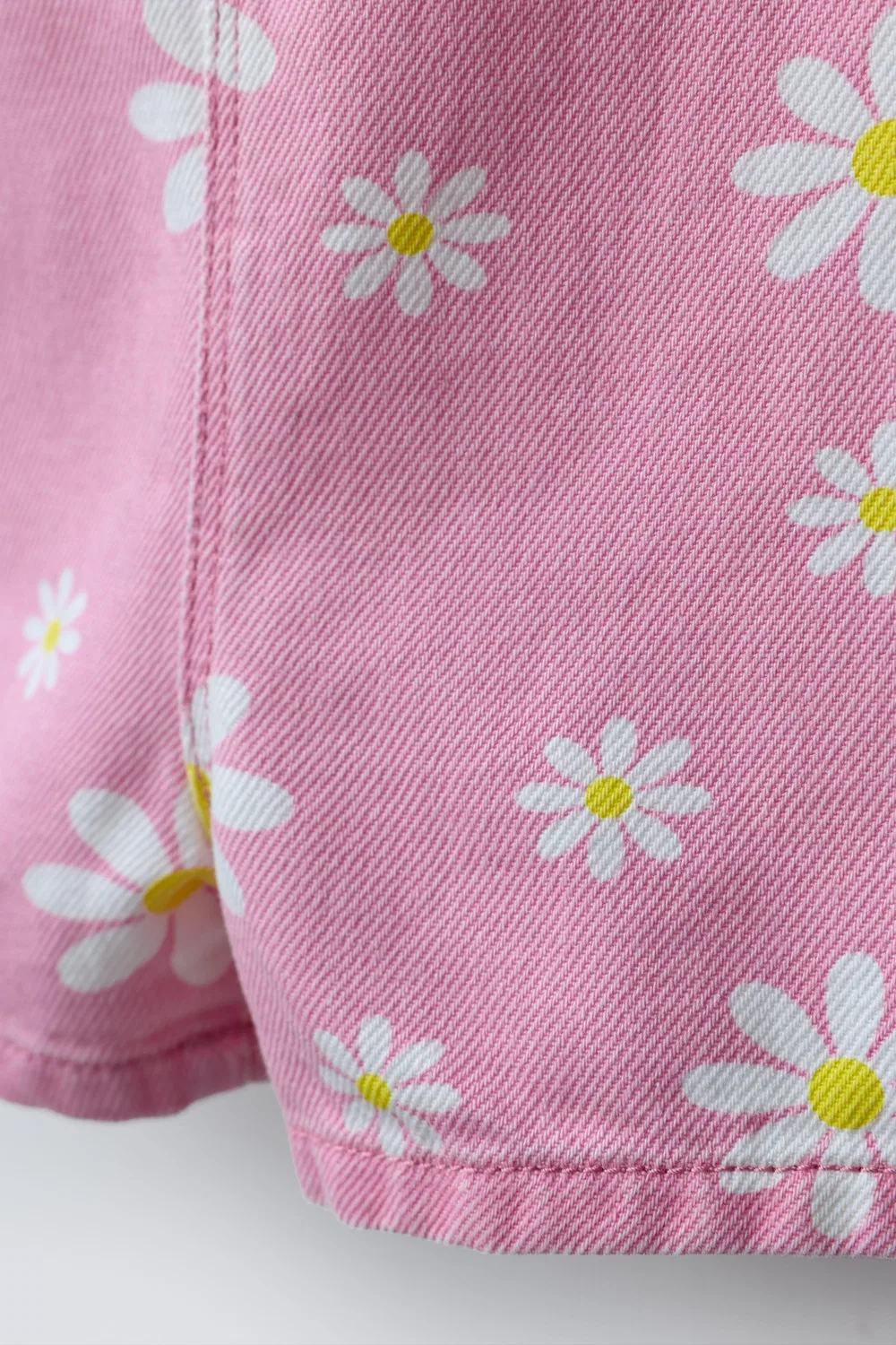 Комбинезон из саржи с цветами ZARA, Pink — фото 4