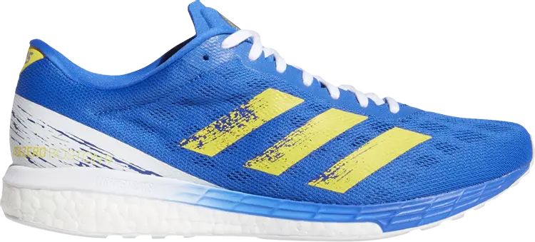 

Кроссовки Adidas Adizero Boston 9 'Blue Yellow', синий