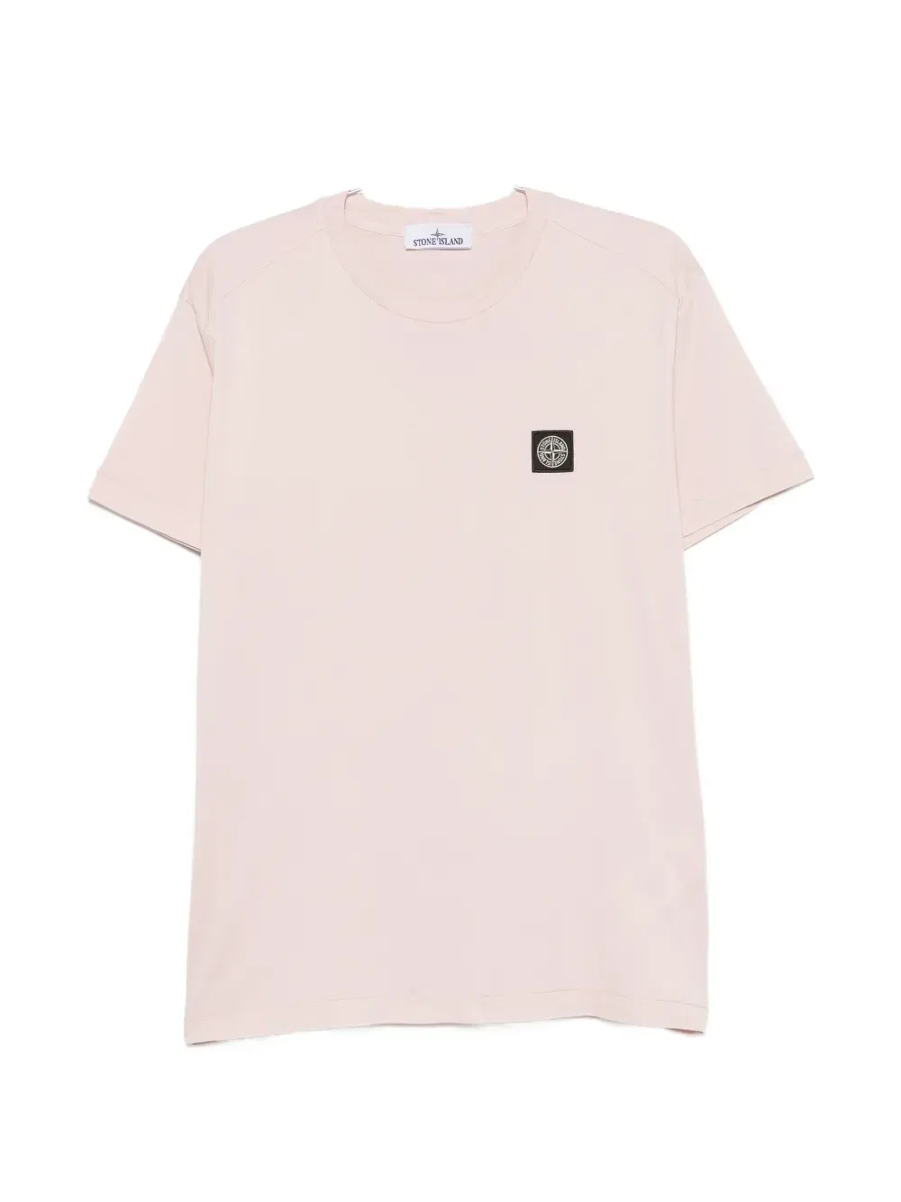 Футболка с нашивкой-логотипом Stone Island, розовый