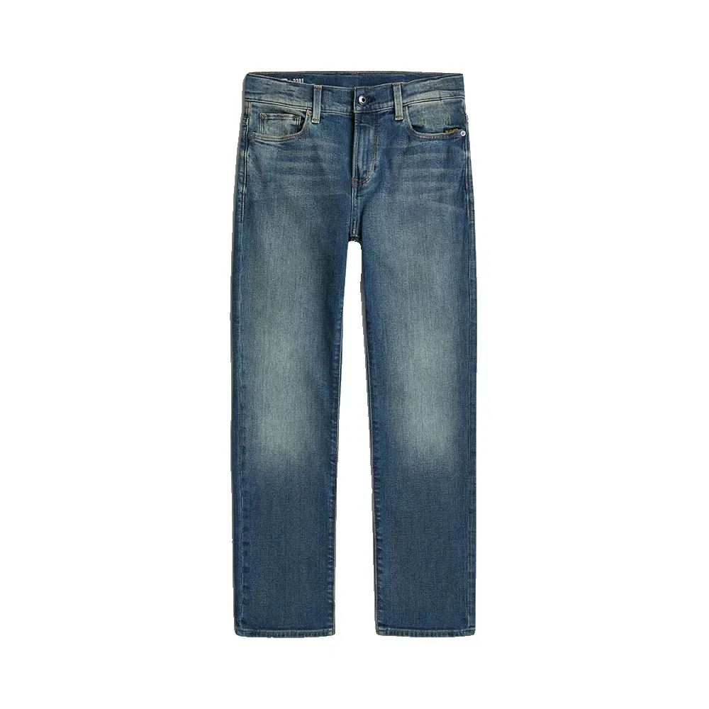 Джинсы 3301 Straight Tapered Fit G-Star, синий — фото 3