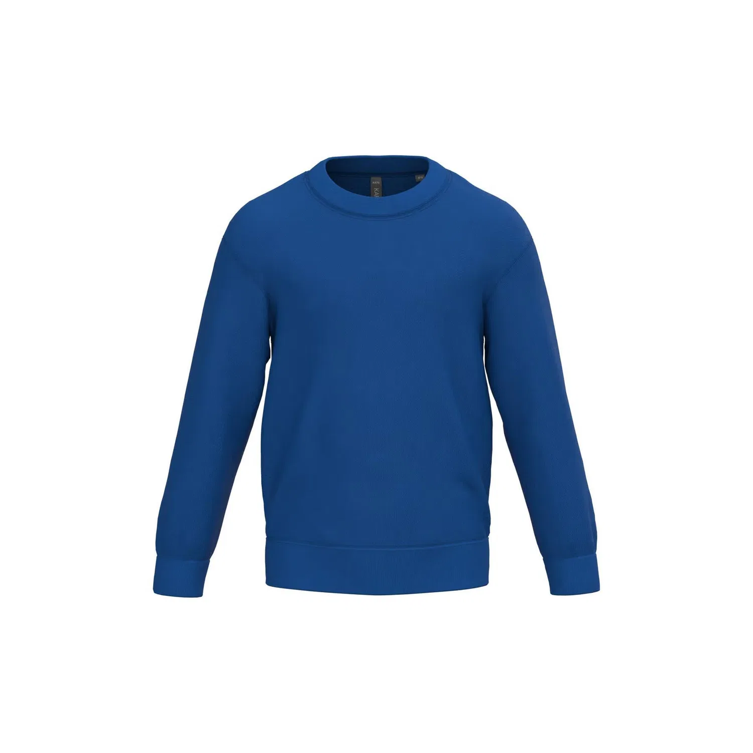 Детский свитшот с круглым вырезом Kariban, BLAU / Himmelblau / Elektroblau