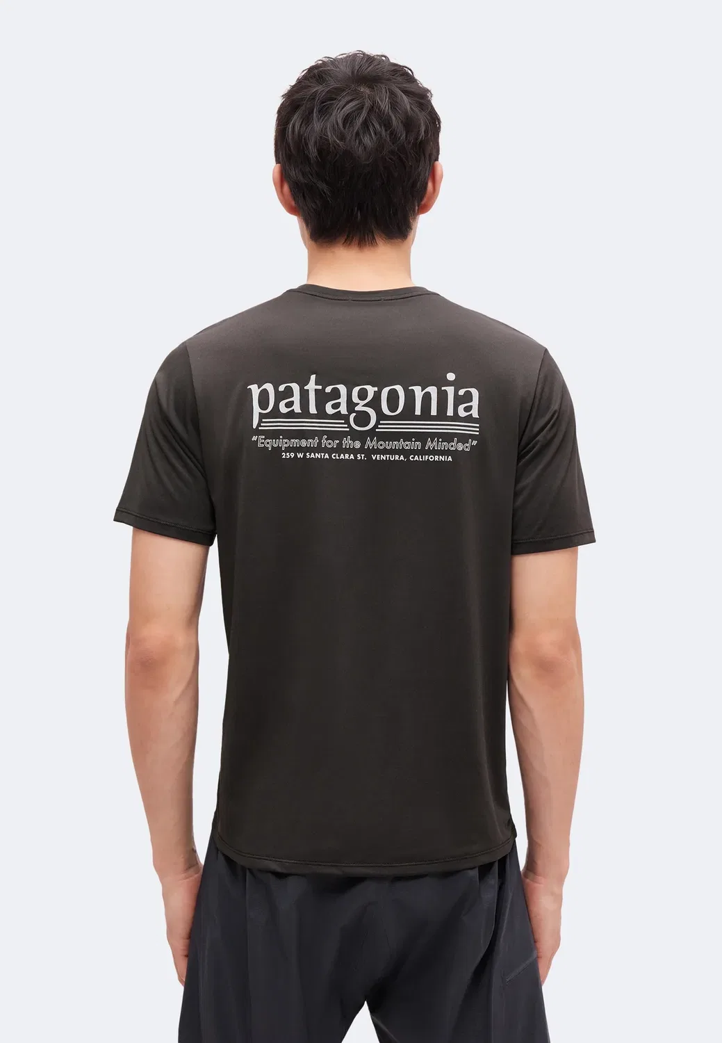 Спортивная футболка Daily hut tripper Patagonia, Black