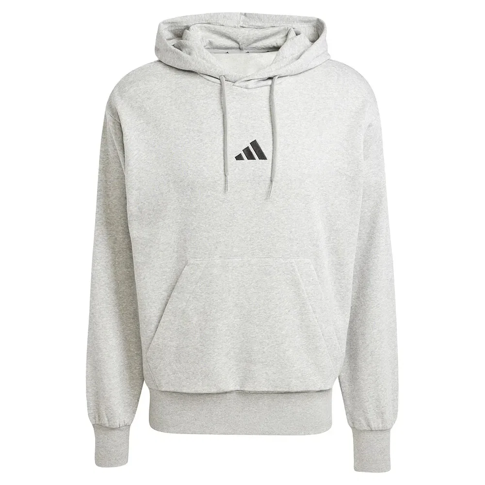 Мужской свитшот с капюшоном из флиса Feelcozy Adidas, Grey — фото 3
