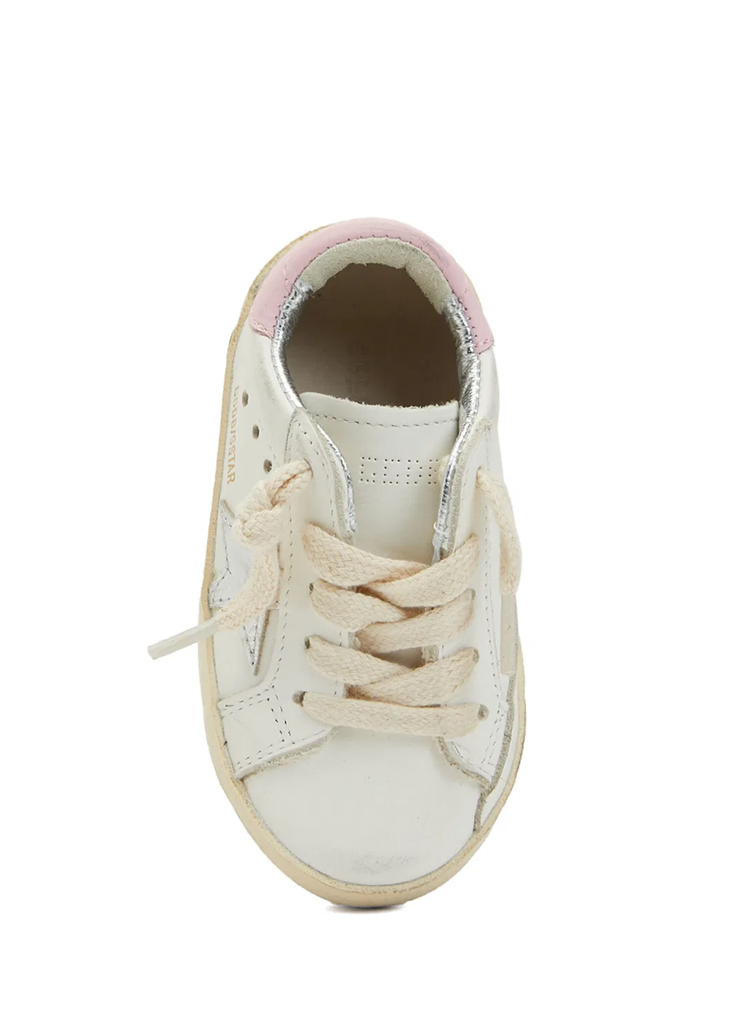 Кроссовки детские Golden Goose Super Star, Pink-White — фото 4
