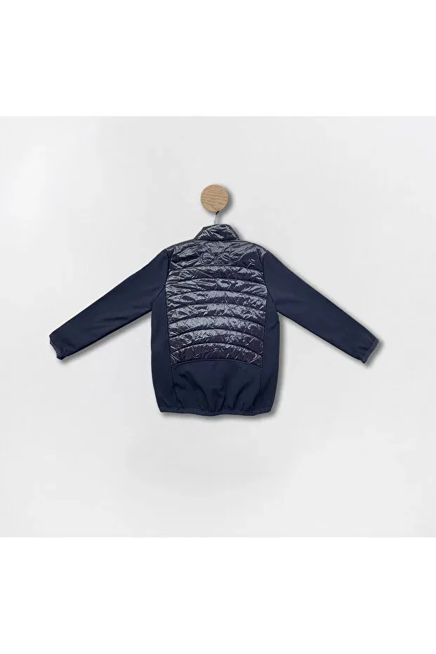 Детское пальто для девочек пуховое C&S, Navy Blue — фото 2