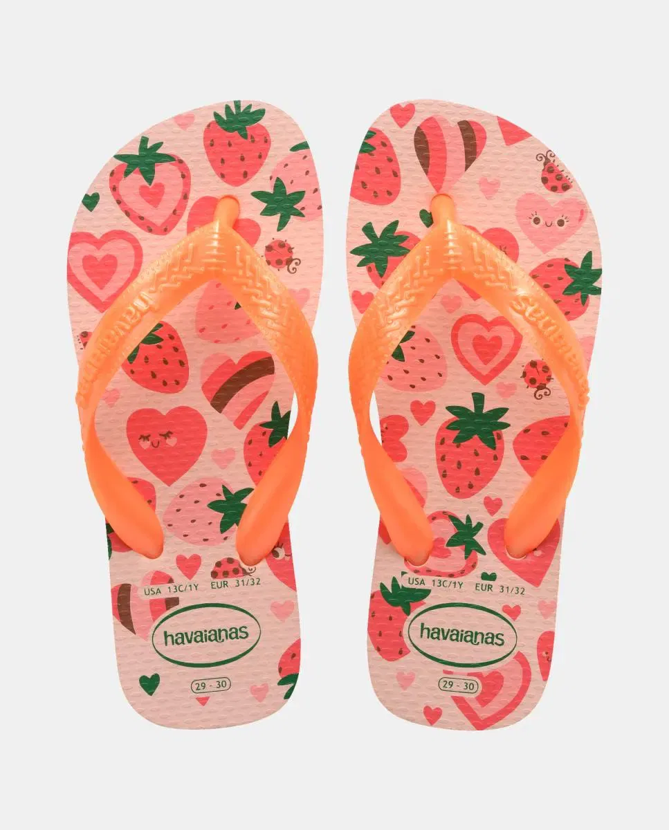 Детские шлепанцы для мальчиков с принтом Havaianas, Rosa