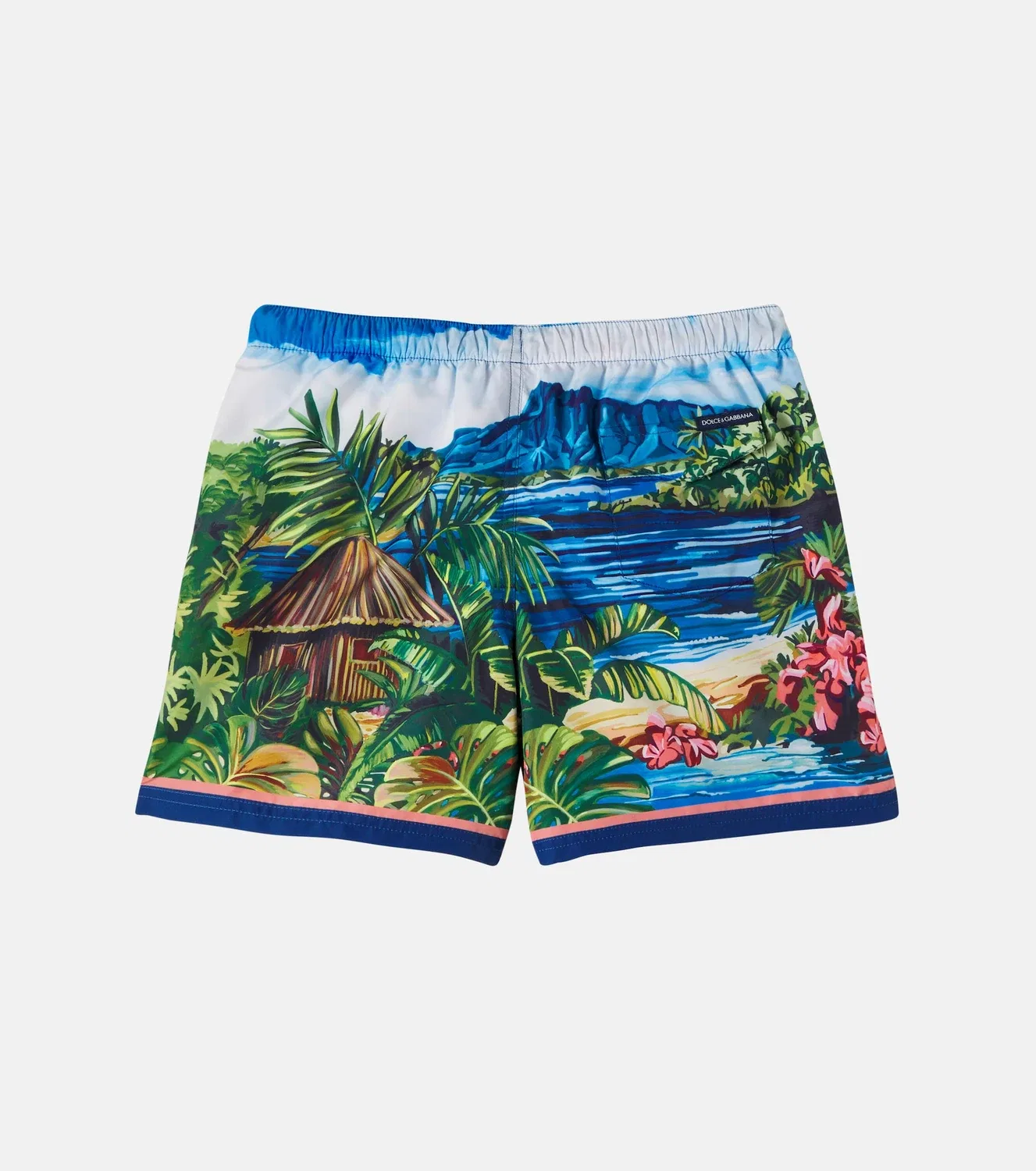 Плавки с принтом Hawaii, Dolce&Gabbana Kids, мультиколор — фото 3