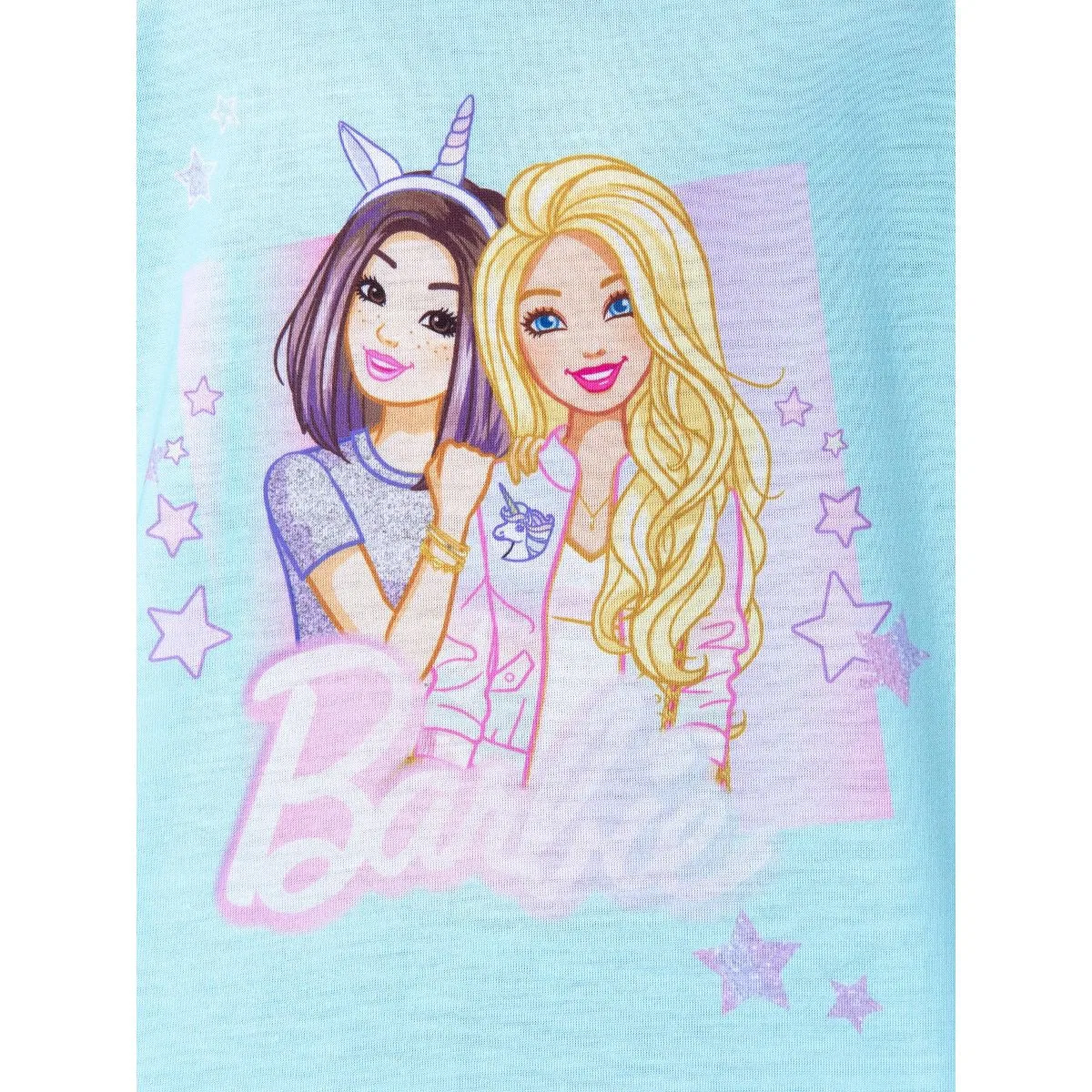 Детский комплект пижамы для девочек с принтом Unicorn Love Barbie, Unicorn Love — фото 3
