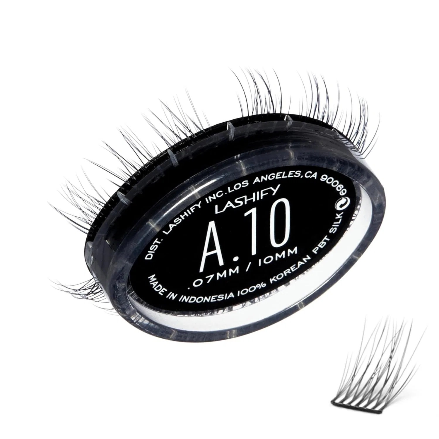Рефилл ресниц Amplify Gossamer 10mm, Lashify, 1 шт, черный