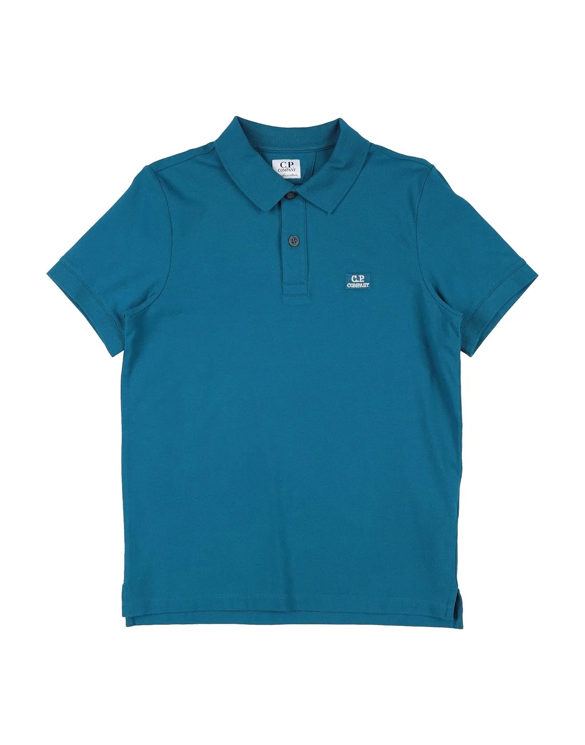 Детская поло с коротким рукавом C.P. Company, Deep Teal