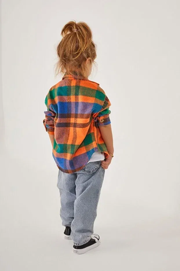 Детская рубашка для мальчиков с длинным рукавом Nazhankids, Multicolor — фото 3