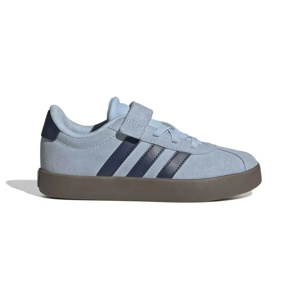 Детские кроссовки на липучке VL Court 3.0 Adidas, Blue