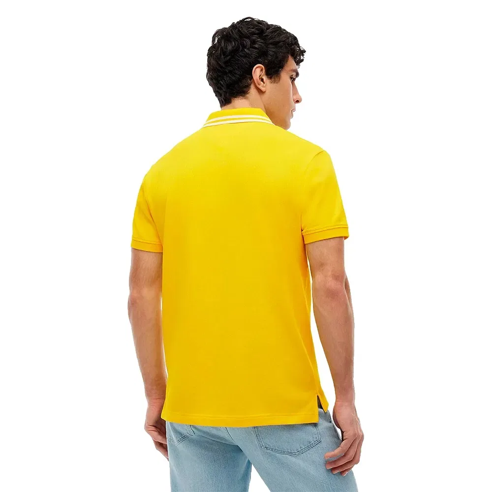 Мужское поло с коротким рукавом стандартный крой Country Brazil Tommy hilfiger, Yellow — фото 2