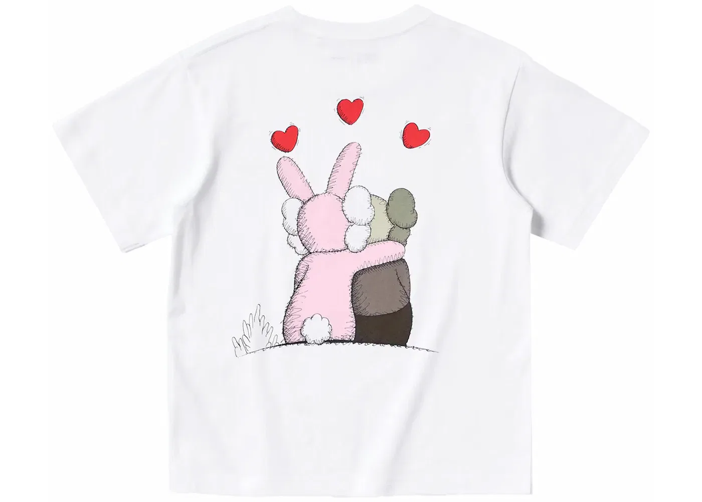 Детская футболка с принтом KAWS x Uniqlo Warhol UT KAWS, White
