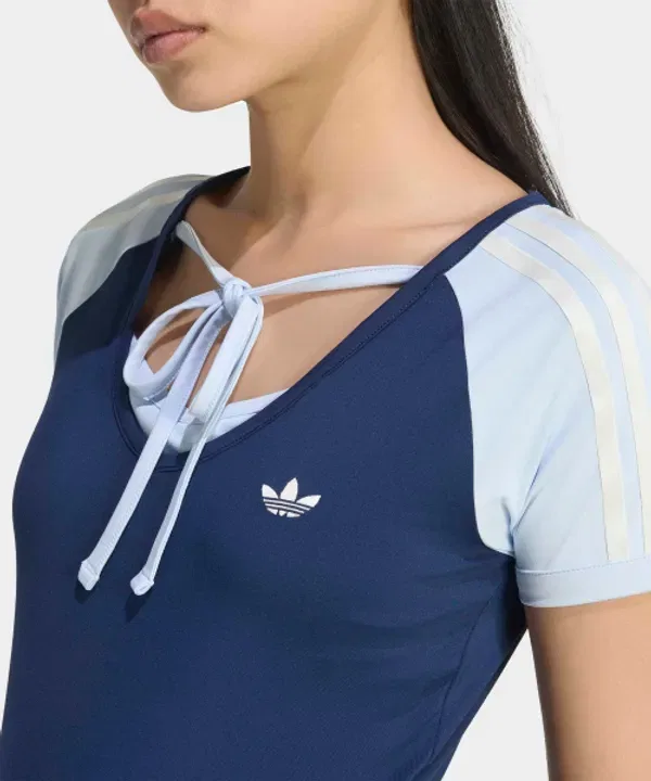Футболка с принтом Summer Glow, Adidas, ночной индиго, кристальное небо — фото 4