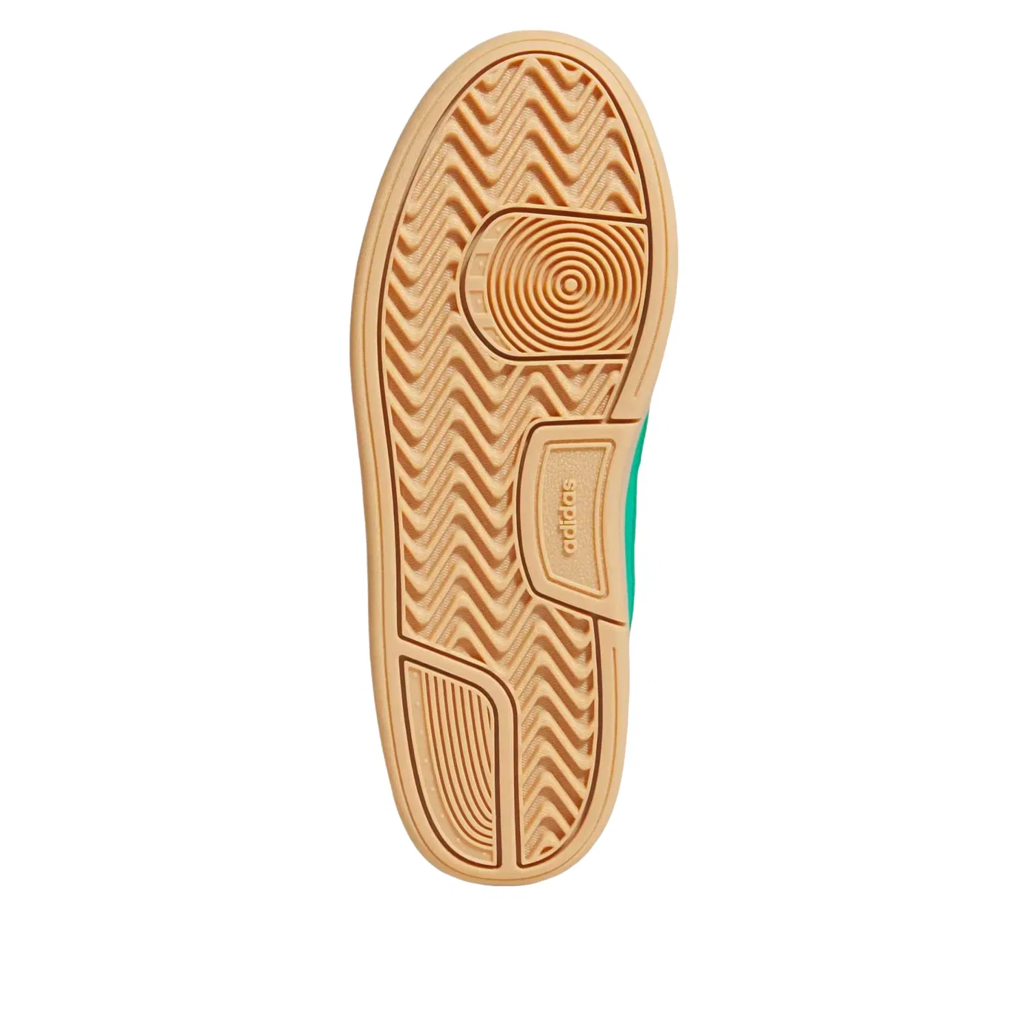 Детские кроссовки с кожаным верхом Adidas Turnaround Court Green White, зеленый — фото 4
