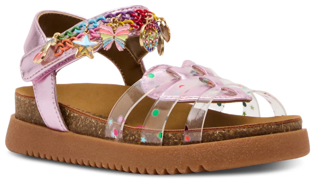 Сандалии для девочек TCOMET Steve Madden, цвет Clear Multi — фото 2