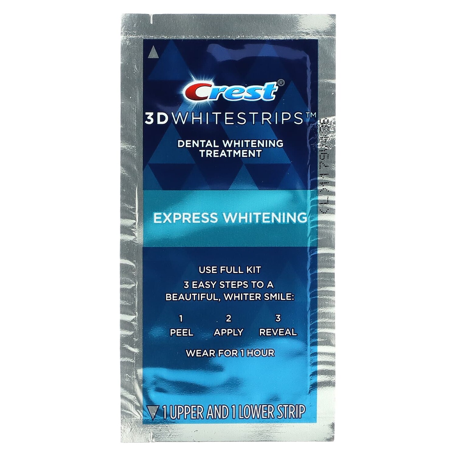 Crest 3DWhitestrips 1-Hour Express набор для отбеливания зубов — фото 4