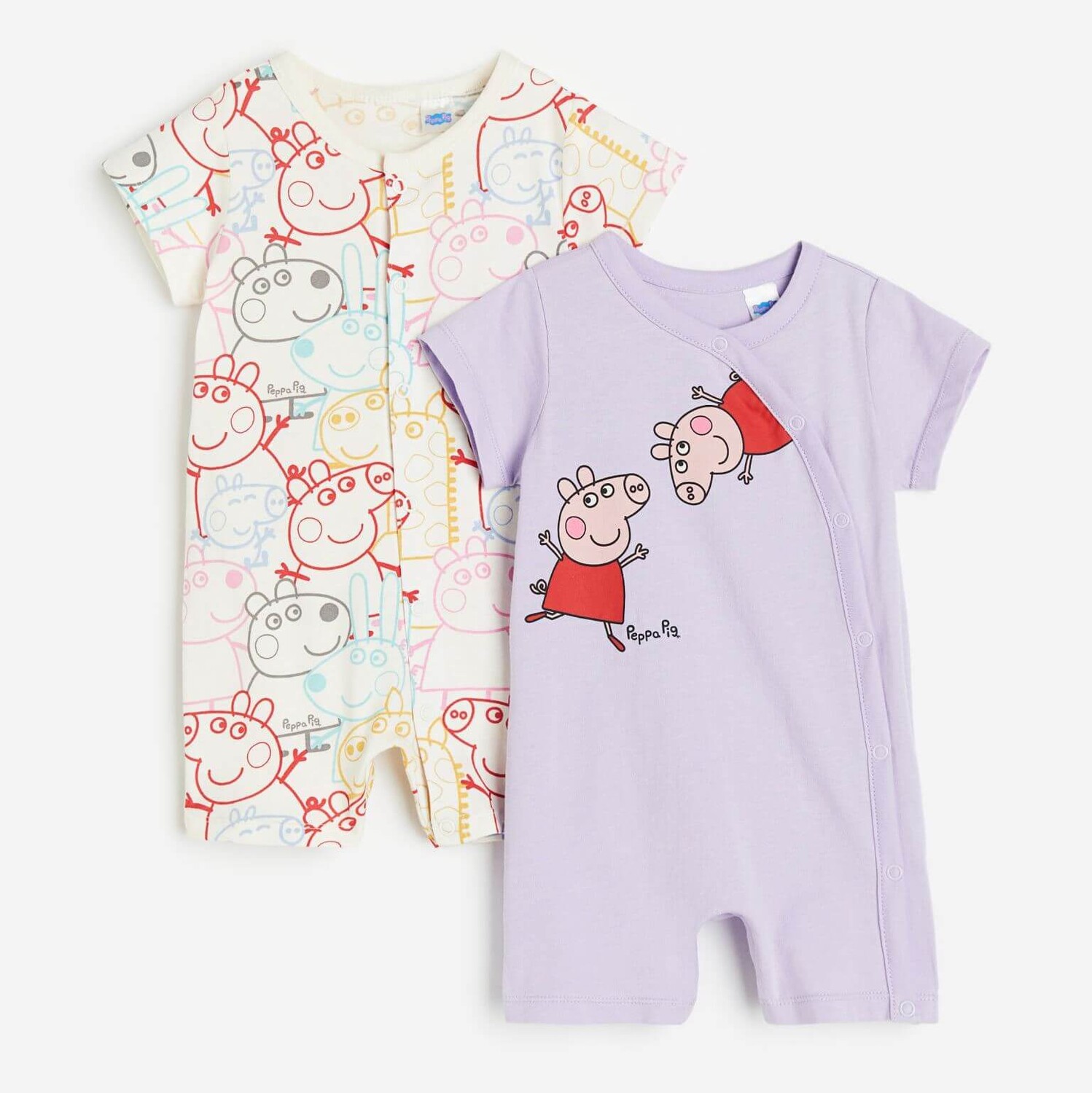 

Комплект детских пижам H&M Disney Printed, 2 предмета, светло-фиолетовый/мультиколор