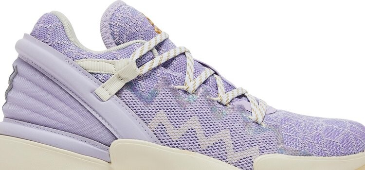 Кроссовки Adidas D.O.N. Issue #2 'Christmas Pack - Purple Tint', фиолетовый — фото 3