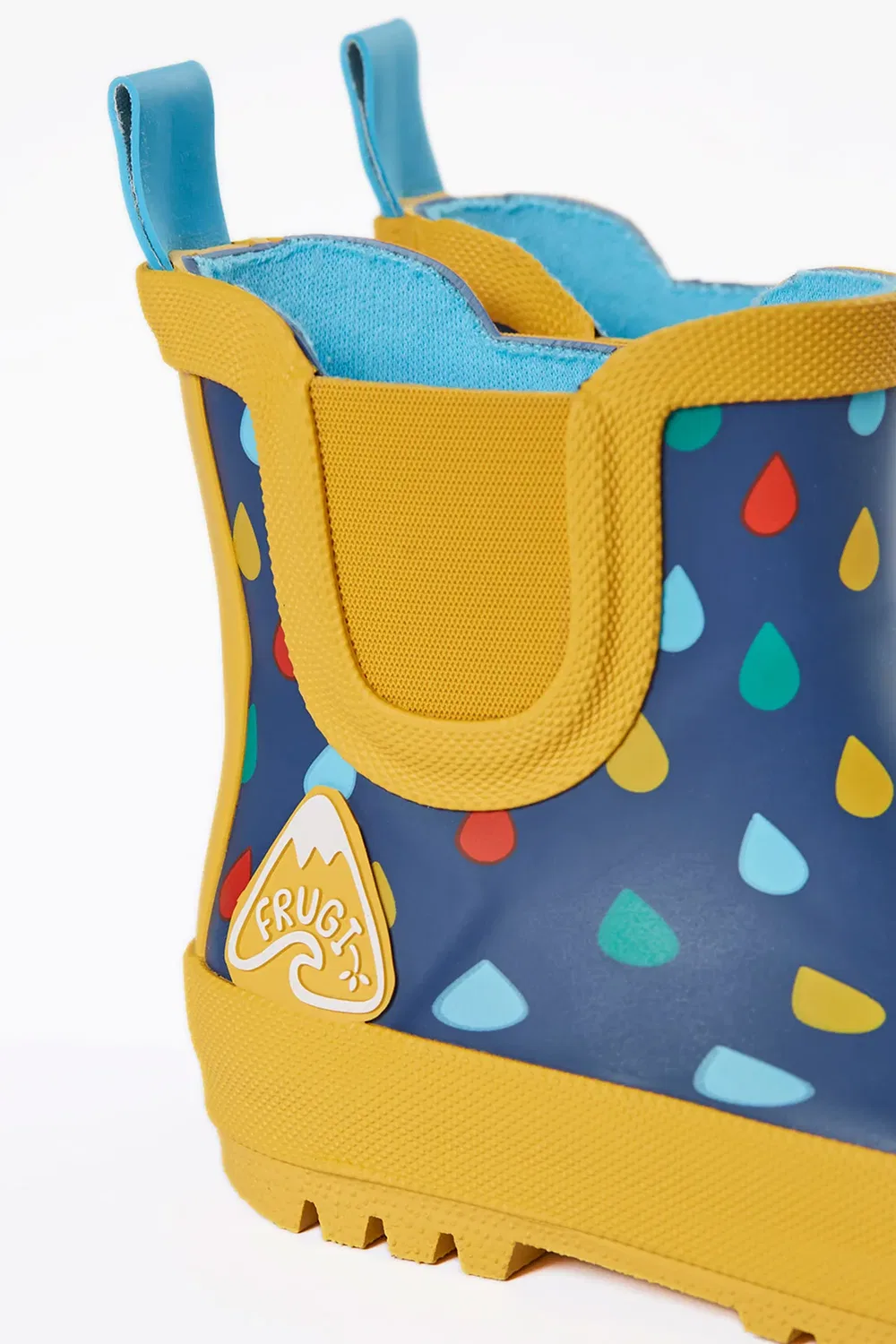 Детские сапоги-веллингтоны Rain or Shine Short Welly Boots Frugi, Blue — фото 4